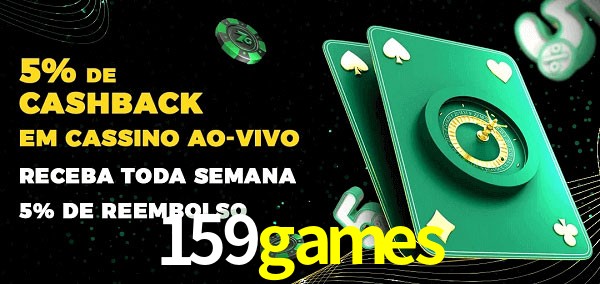 Promoções do cassino ao Vivo 159games